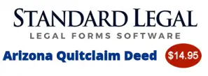 Arizona Quitclaim Deed Legal Form Download